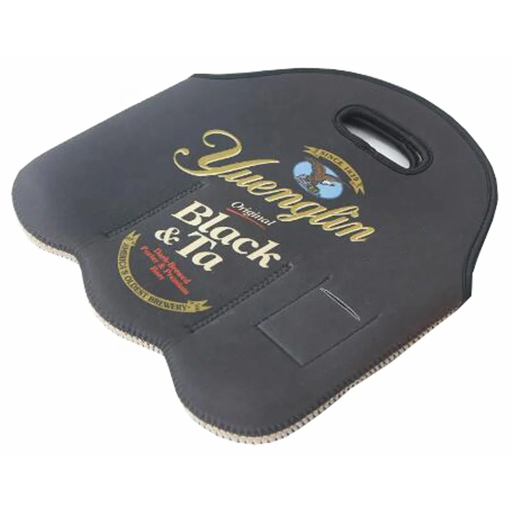 6 bottles neoprene bottle wine bag beer cooler can holder can cooler carrier bag