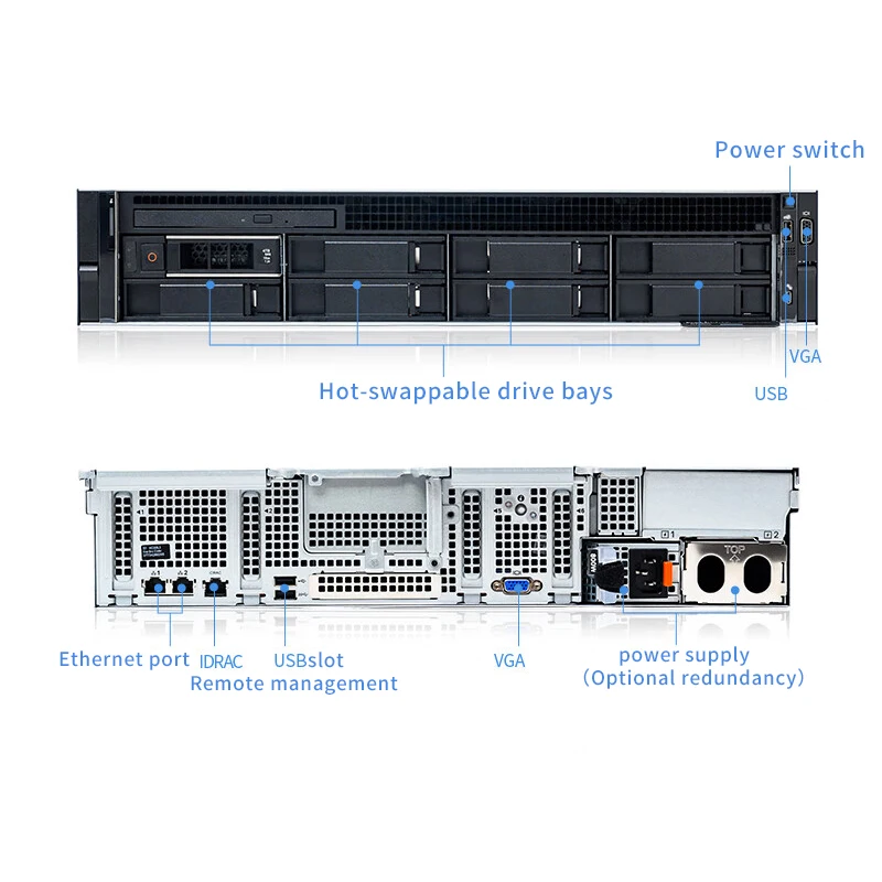 High Quality 4310R Stable 32G r750 2u Rack Server Enterprise Server
