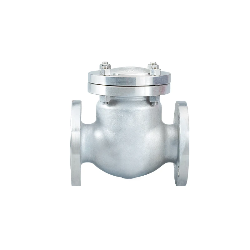 Custom Flanged Spring Stainless Steel Check Valve, CF8 API Standard Swing Air Compressor Check Valve Price
