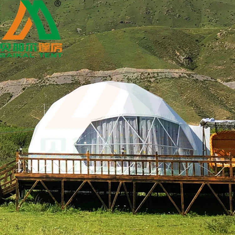  Роскошный геодезический купол палатка для курорта отеля большая кемпинга на открытом