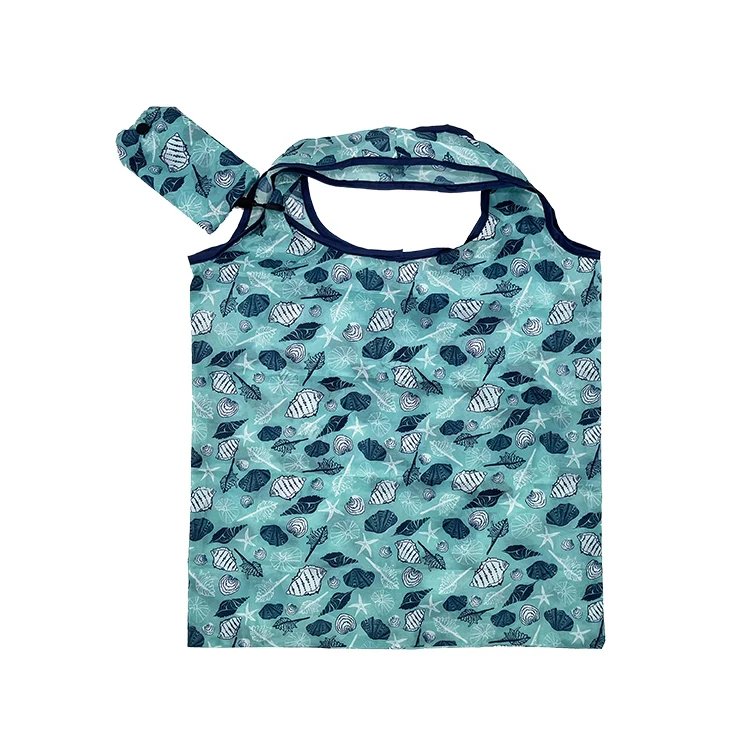 MINGYU Customized Recycling Eco-Friendly Large Supermarket Grocery Reusable Polyester Rpet Foldable Shopping Bag