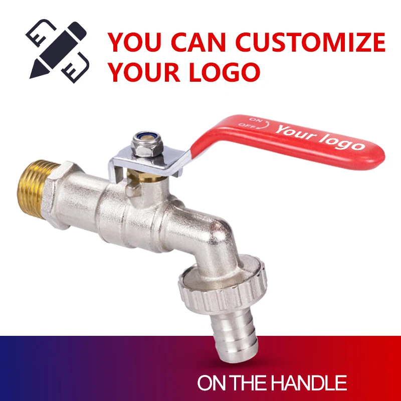 TMOK Color Customized Outdoor Garden Ball Valve Faucet Brass Hose Bib Cock Water Tap