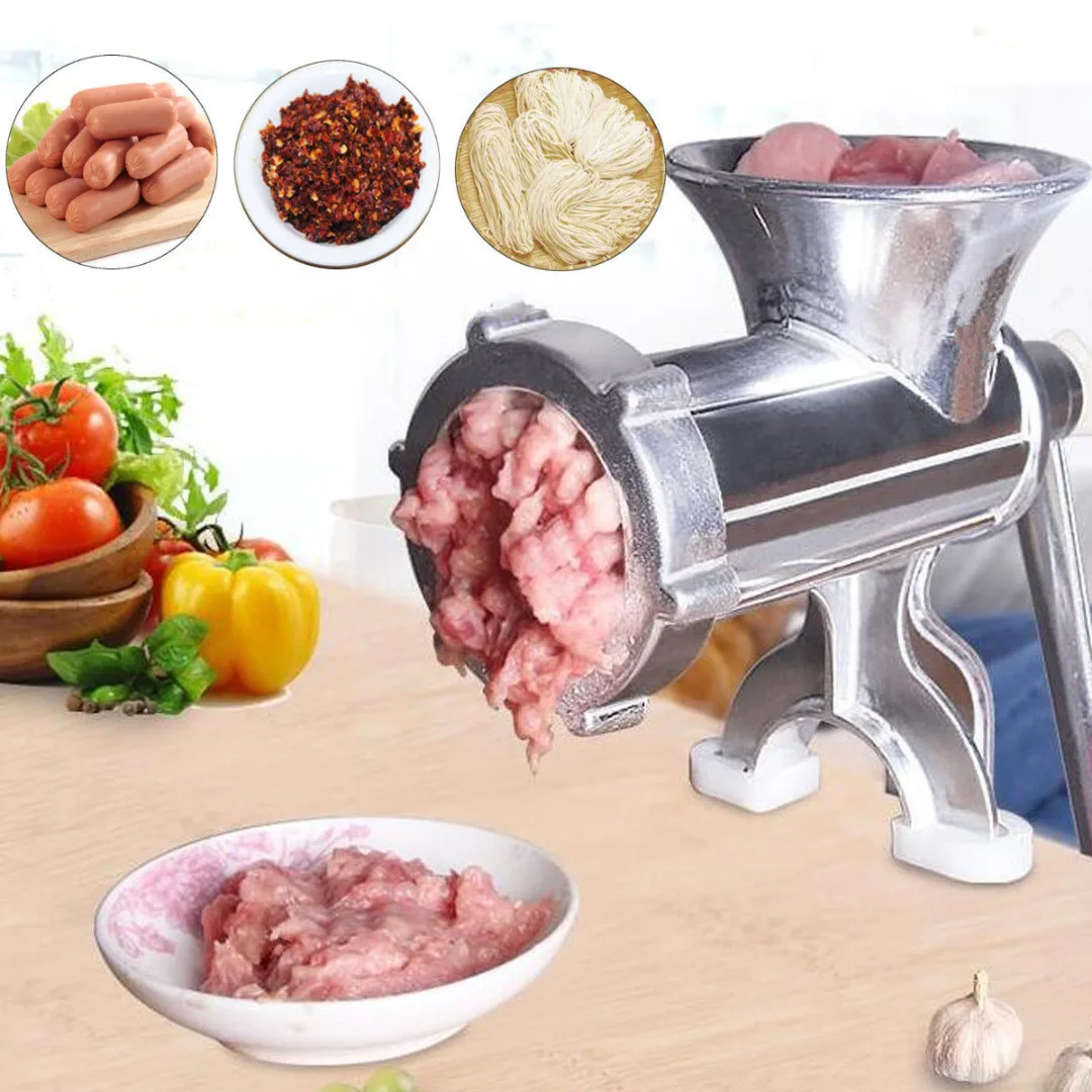 Size 5 Portable Household Stand Manual Meat Grinder & Sausage Noodle Dishes Food Mixer