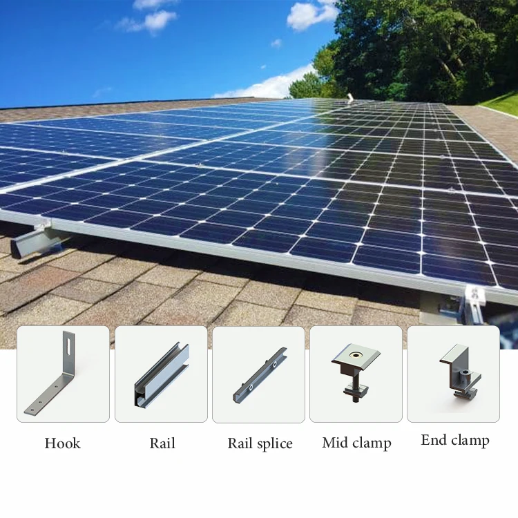 Asphalt Roof Shingles Mounting Solar Panel Roof Mounting Kit Solar Panel Shingle Mounting Bracket Stainless Steel hook