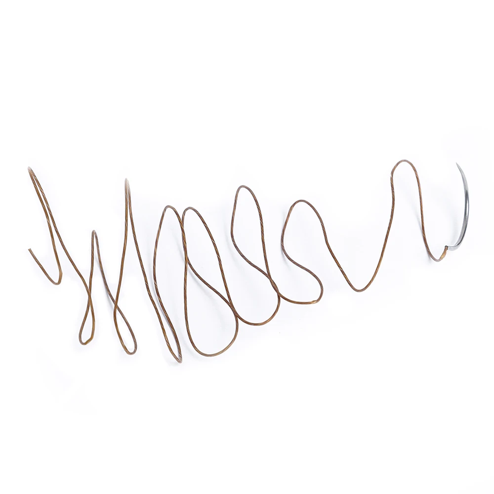 Medical Absorbable Material Disposable Curved Surgical Sutures Thread With Needles