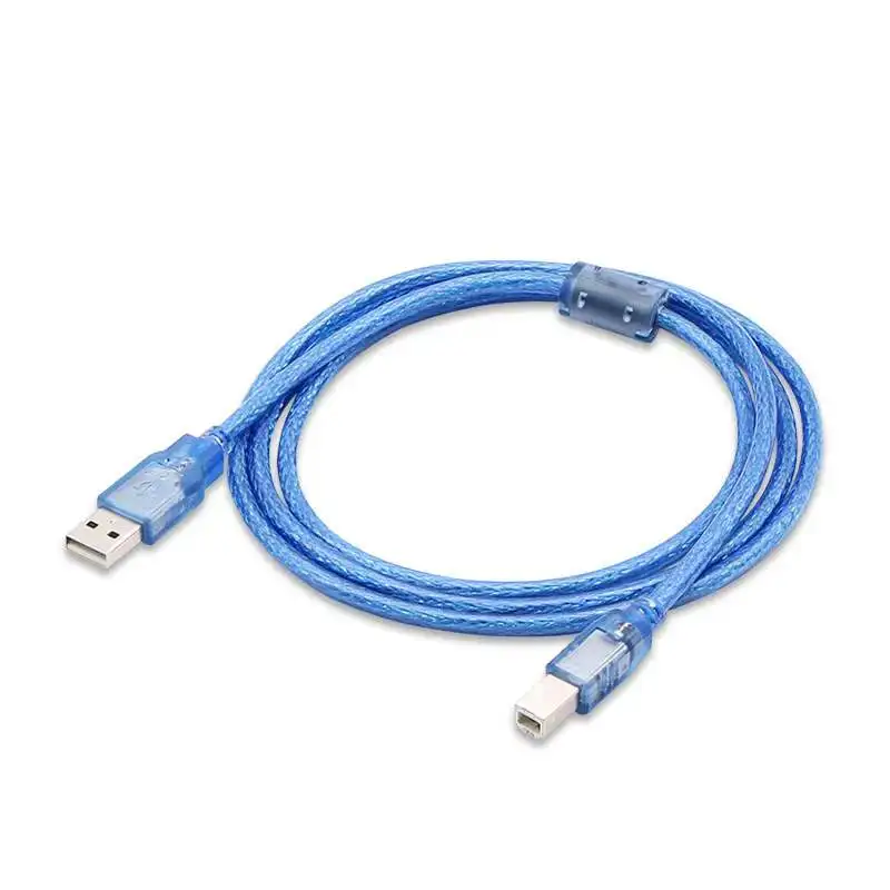 Pogo New Product Wholesale High Quality Blue 1m USB A Male To B Male Cable Scanner Printer Cable High Speed Transfer