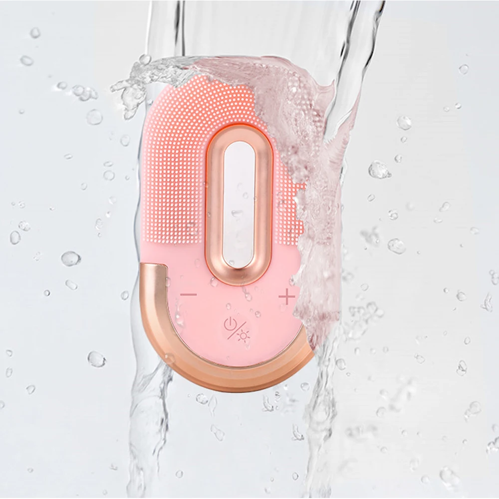 2023top sell  Facial Cleaning Exfoliator Cosmetics Equipment / Home Use Silicone  Face Cleaner Brush Beauty Device