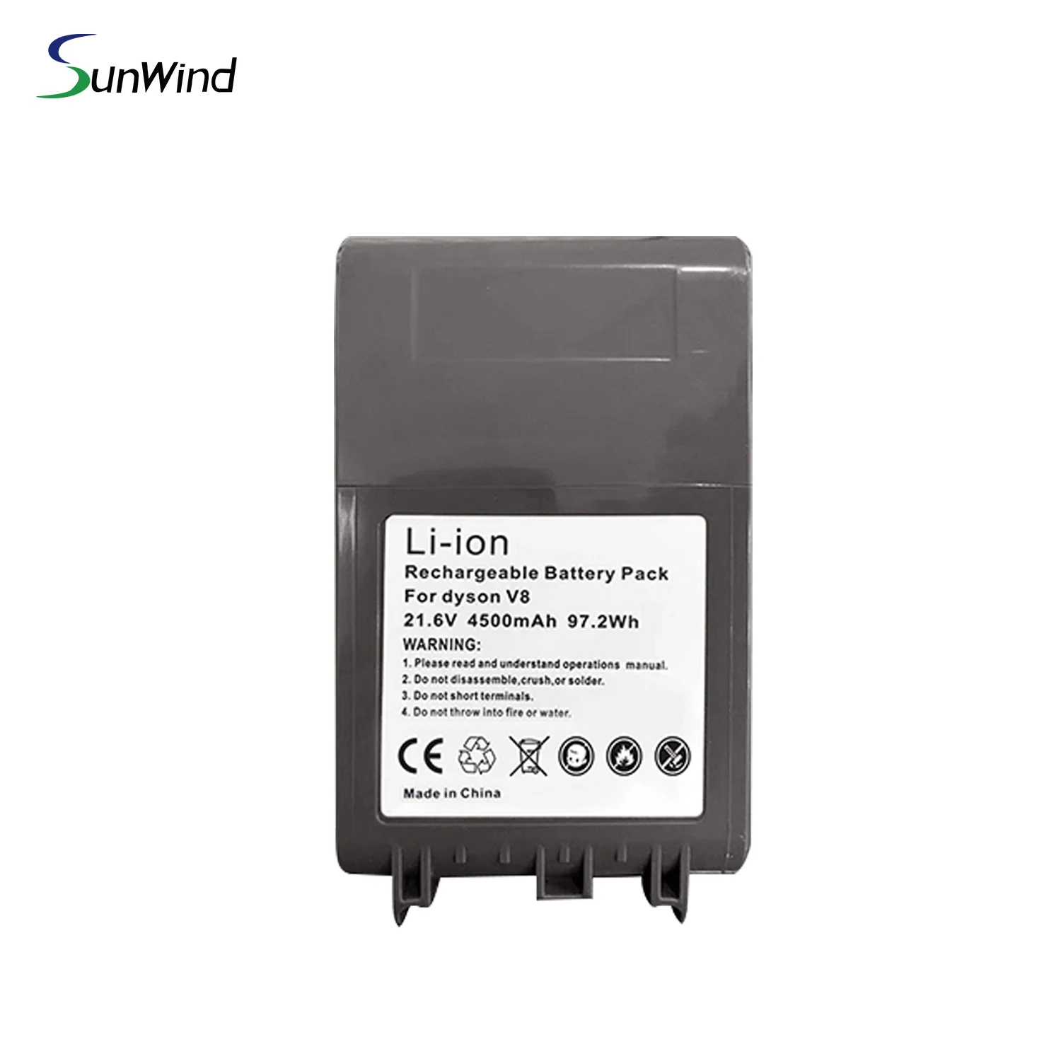 SWLB Replacement Battery for Dyson V8 SV10 Compatible with Animal Absolute Fluffy Vacuum Cleaner Li-ion 21.6v