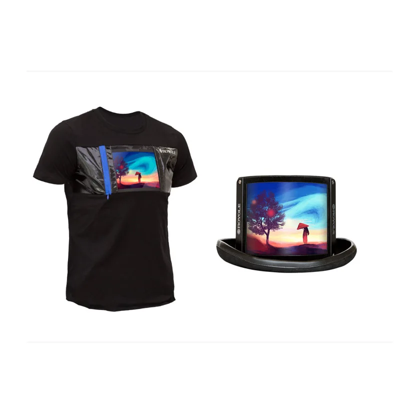 Носимый гибкий дисплей AMOLED 7,8 дюйма, цифровой сенсорный гибкий дисплей oled, водонепроницаемый