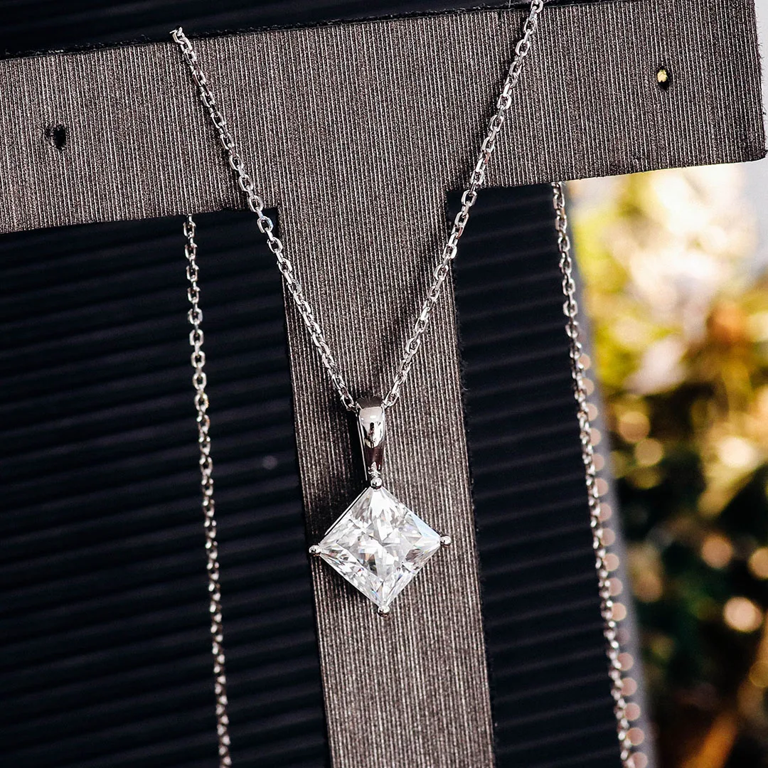 wholesale lowest price 1ct 2ct DEFGH color cvd hpht Lab Created Diamond Solitaire Pendant 14k gold fine jewelry pendant