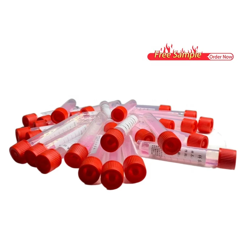 
Samples free CHINA ShanDong Wholesale Customized 3ml ACV medical inactive vtm with speciman preservation reagent 