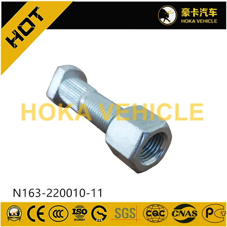 Original HANGCHA Spare Parts Wheel Bolt N163-220010-11 for HANGCHA Forklift
