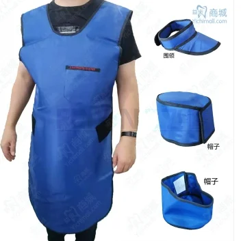 Anti Radiation Suit Radiation Protection Set Adult Lead Suit Set  lead apron three-piece set
