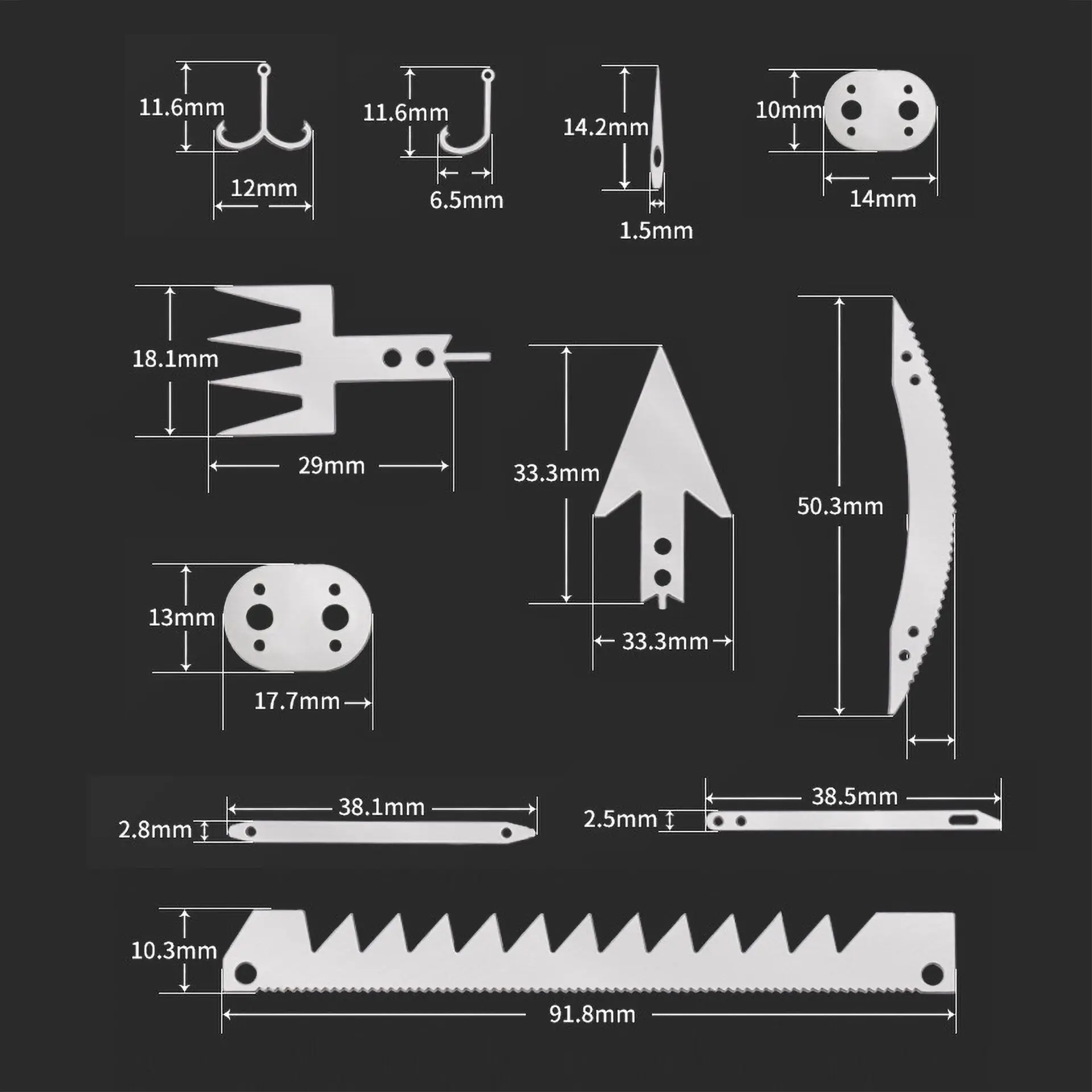 
Outdoor Multi-tool Survival Credit Card Emergency Gear Kit Camping Multitool Hunting Survival Kit 