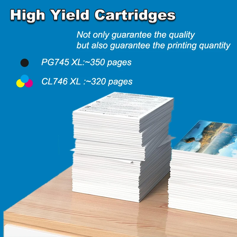 PG745XL CL746XL ink cartridge suit for Canon Pixma MG2470/2570/2570S/2970/3070/3077 Printer