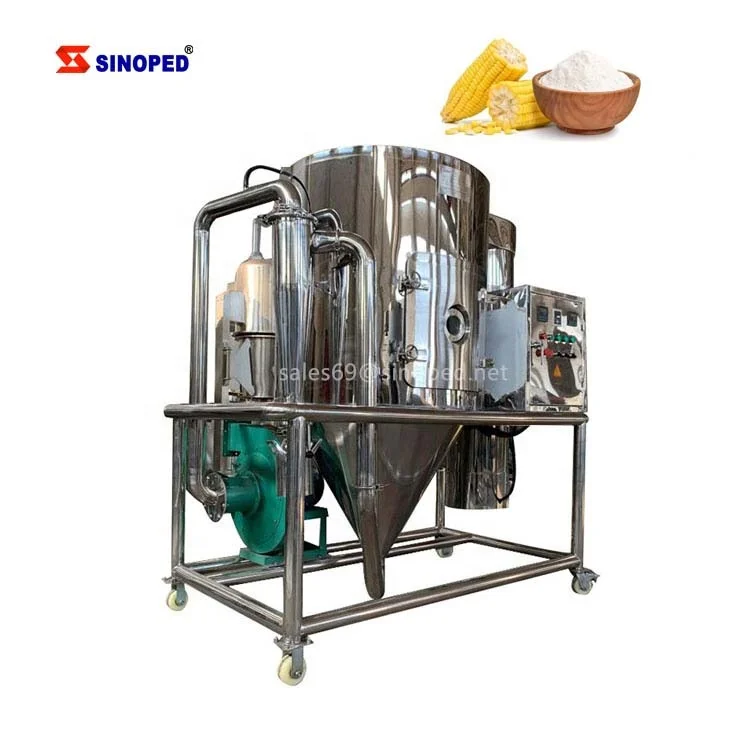 SINOPED Corn steep liquor corn starch glucose pectin maltose potassium sorbate spray powder dryer price
