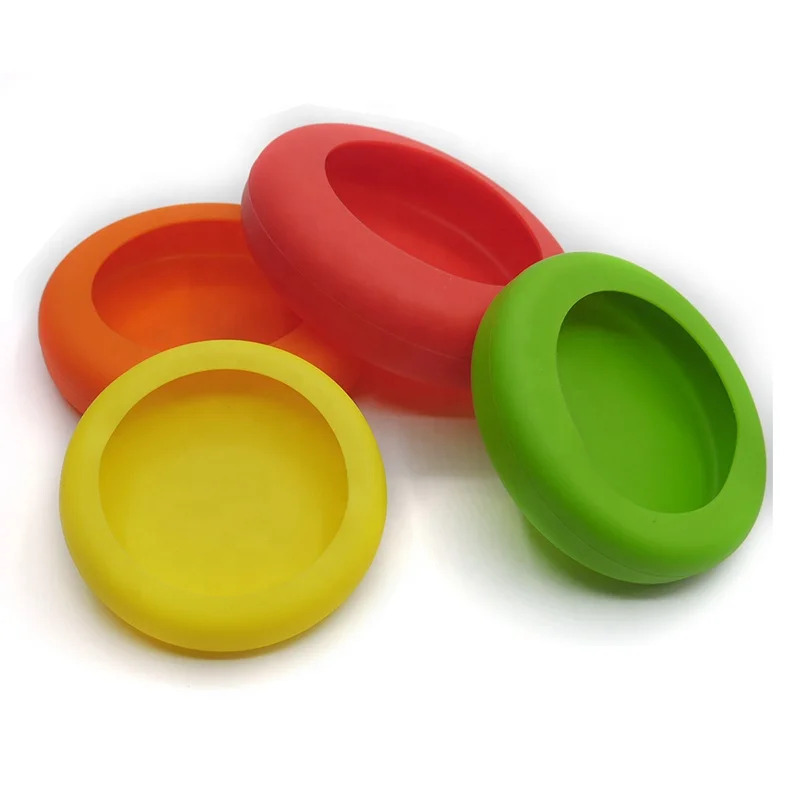 Amazon Hot Sale 4 Pcs Fruit And Vegetable Keep Fresh Food Covers Lids Set bowl cover silicone sets covers for food food covers