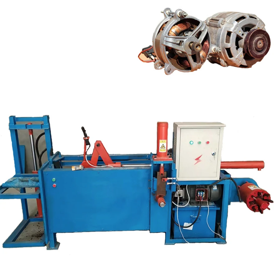 Motor cut dismantling scrap motor stator motor crust remover
