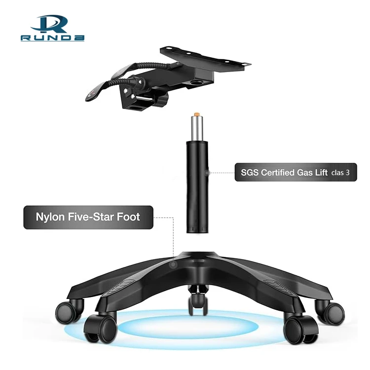 Popular Simple Design Linkage Armrest Lumbar Support Gaming chair