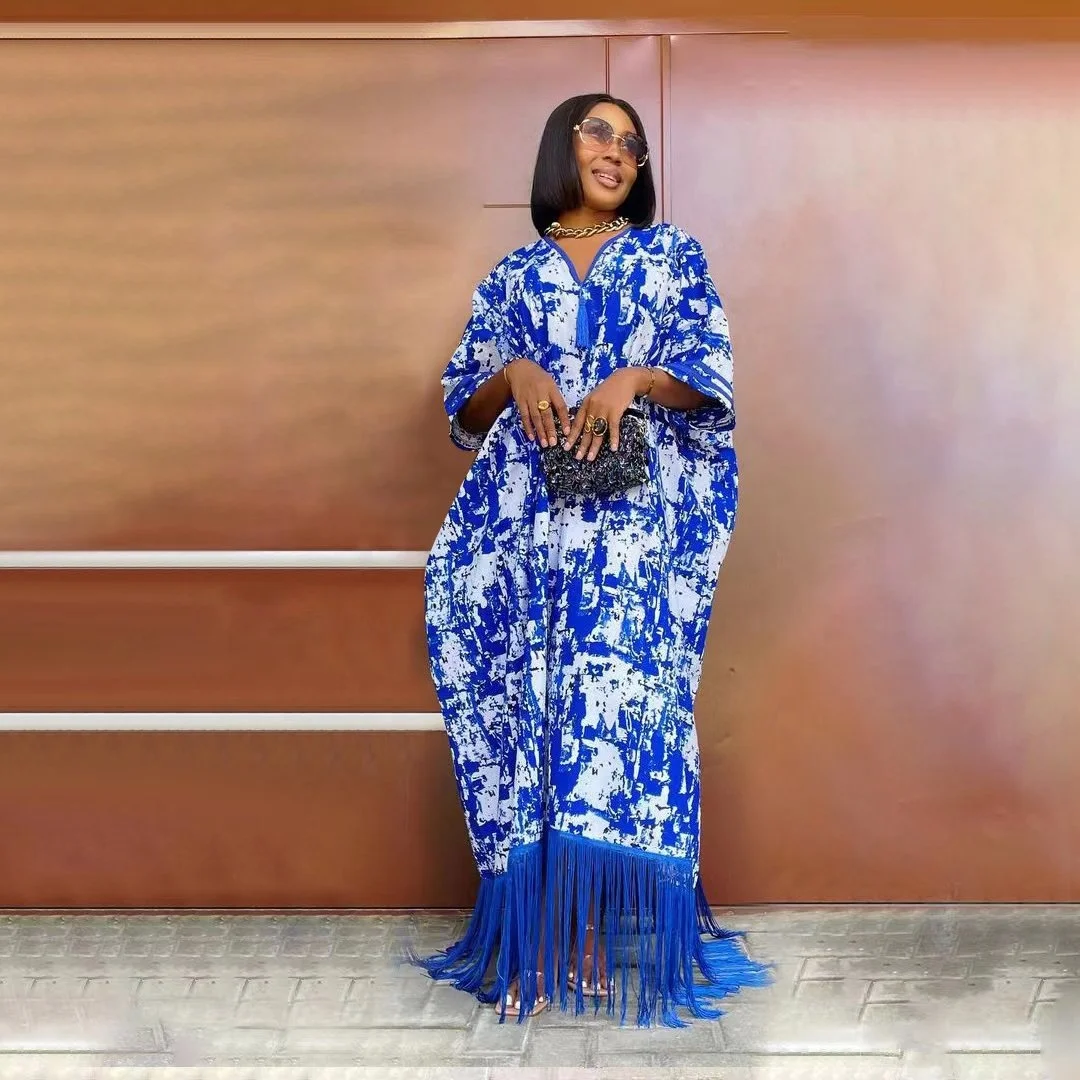 african long dress turkish casual loose dresses women african print casual dress