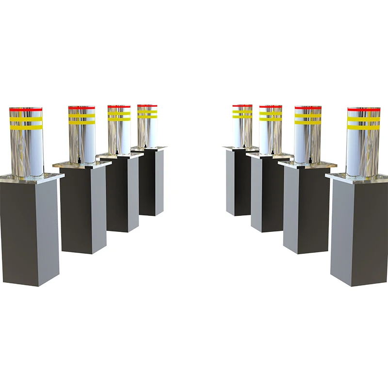 219mm Hydraulic automatic Retractable Anti-collision School Rising Bollard