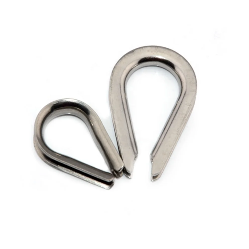 Stainless Steel 304/316 DIN6899B Thimble for Protecting Wire Rope M2-M24