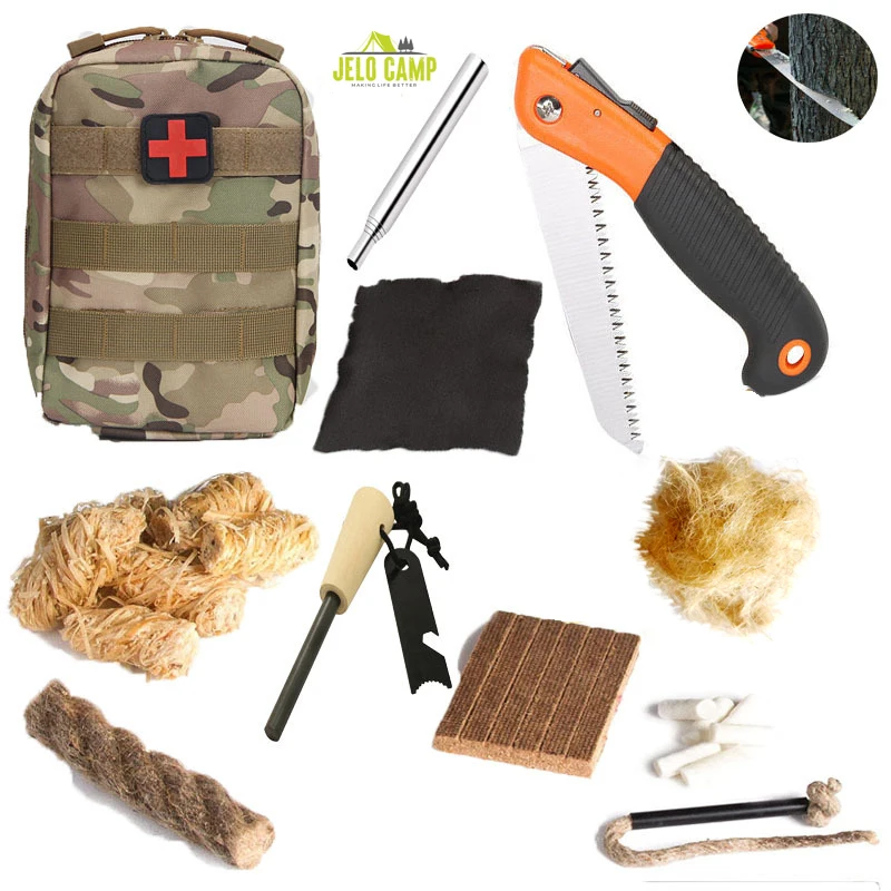 Newest Wilderness Camping Emergency Survival fire starter kits