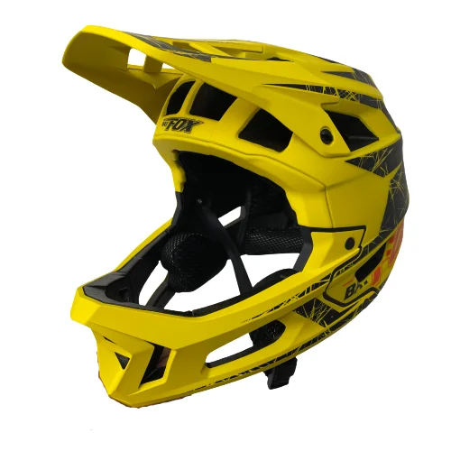 OEM&ODM New Design Full Face Helmet BMX Racing Enduro Downhill Mtb E-Scooter Off-Road Helmet With High Texture Gradient Color