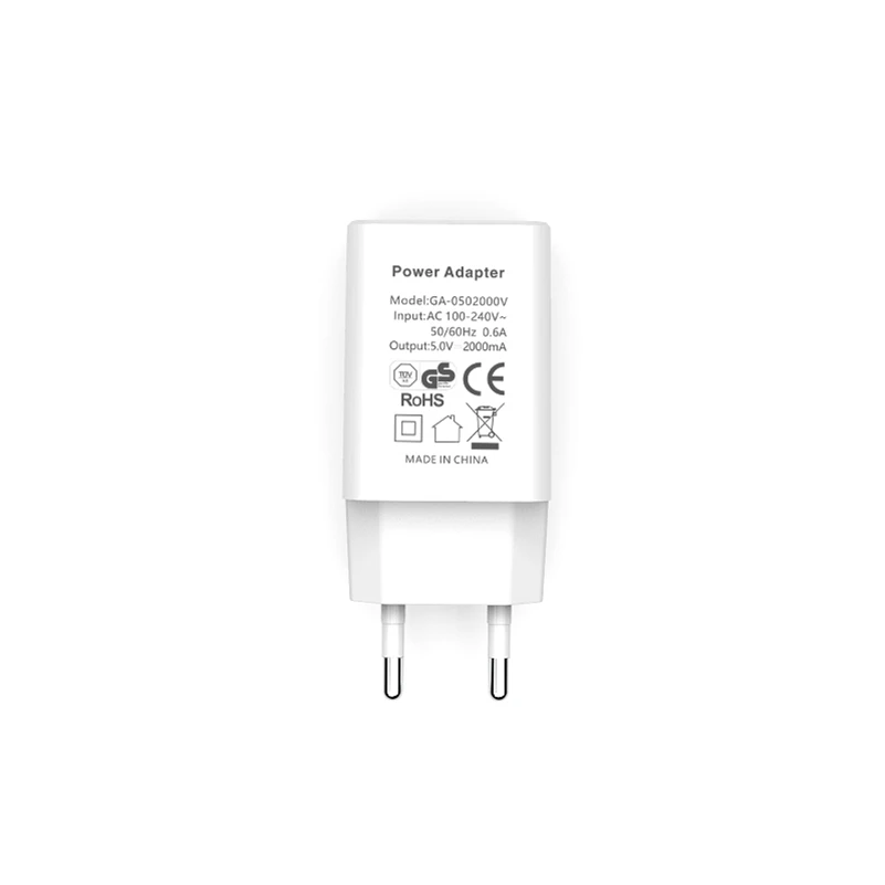 
Best Sellers IN Europe 2020 5V 2A EU Plug Single Usb Wall Charger 