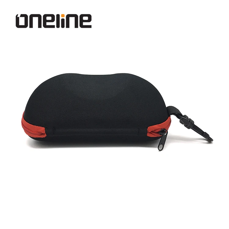 Waterproof Fashion Appearance Sunglasses EVA Zipper Leather Portable Sun Glasses Case Soft