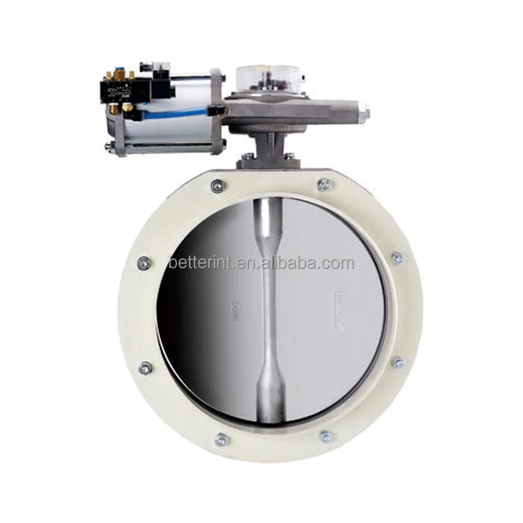 SICOMA SD100/150/200/250/300/350/400 Pneumatic Powder Aluminum Butterfly Valve for Cement Silo