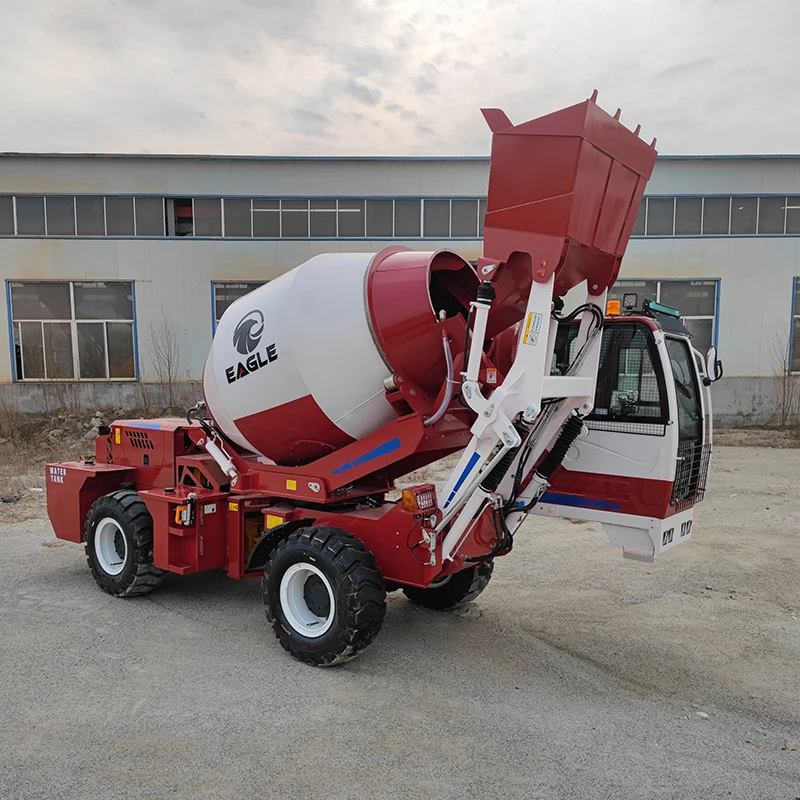 SLM3500R 4-Cylinder Diesel 3.5 M3 Mobile Machine Price Self-Loading Concrete Mixer Truck For Sale