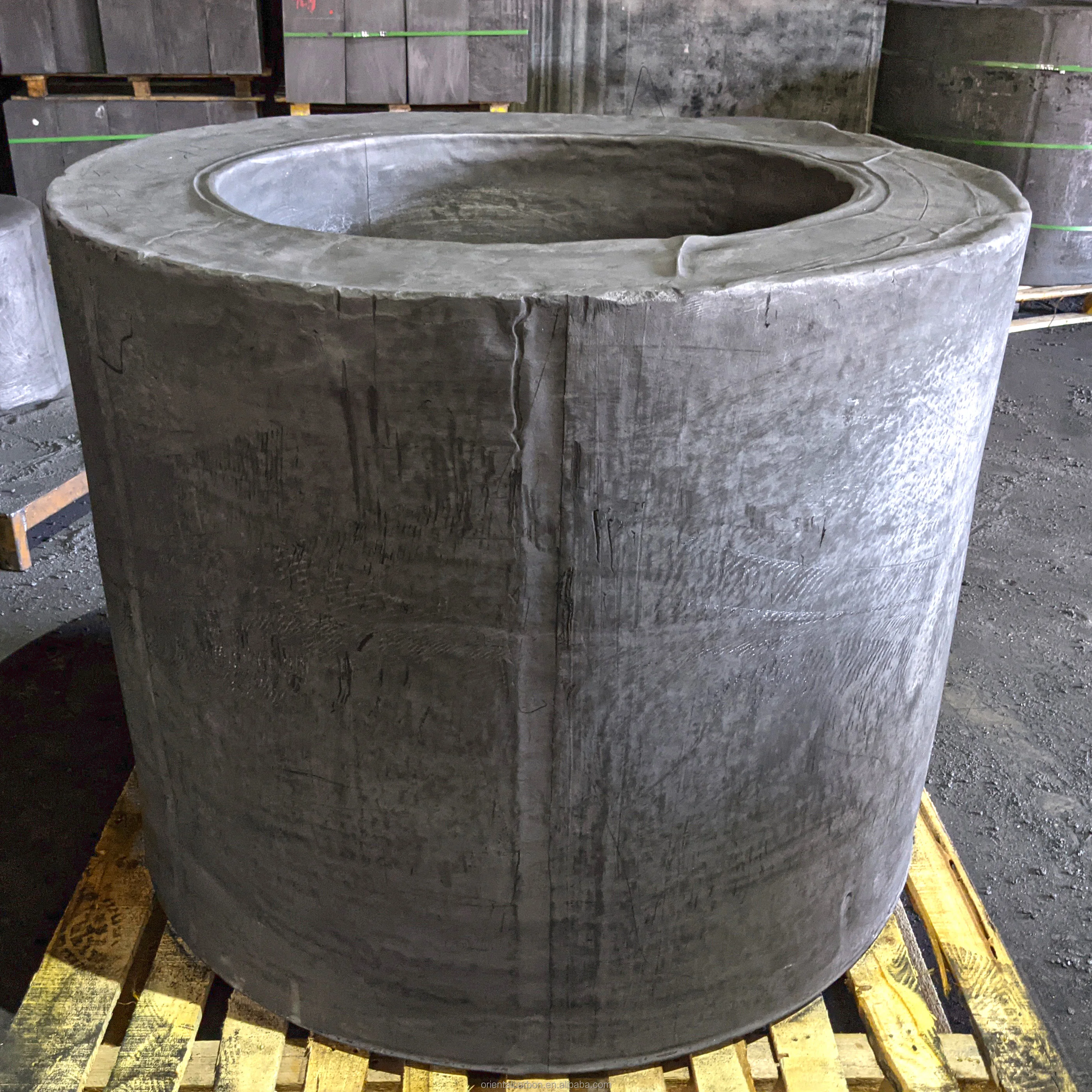 Dia.550*1100mm Graphite Rod Graphite Cylinder Graphite Disc Hollow Graphite