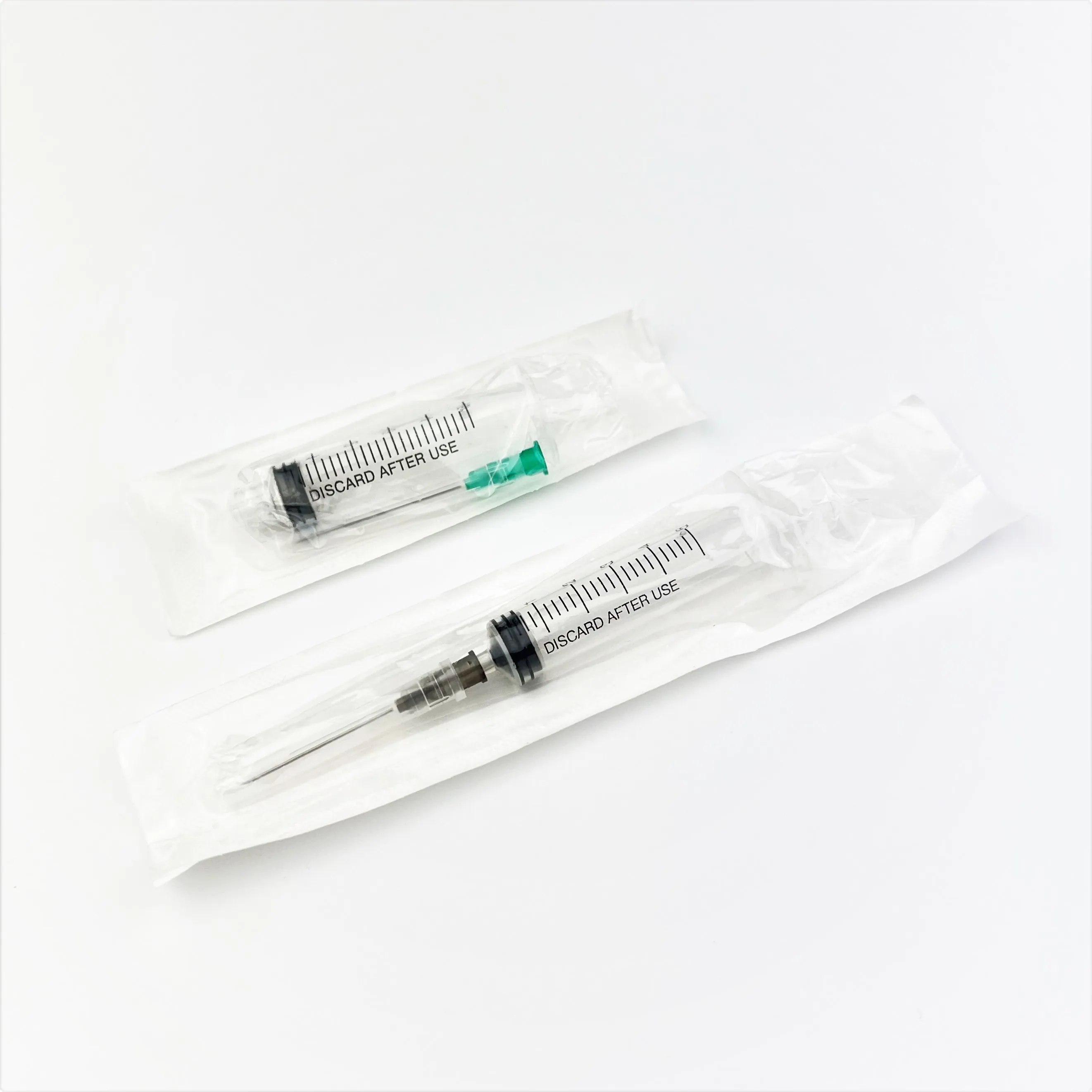 Medical Disposable Injection 3 Parts Luer Lock Syringe  2 Parts Luer Slip Syringe with EO Stabilized