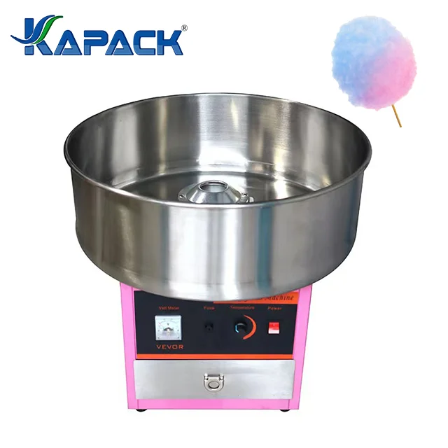 KAPACK Hot Commercial Sweet Sugar Cotton Candy Floss Machine Cheap Price