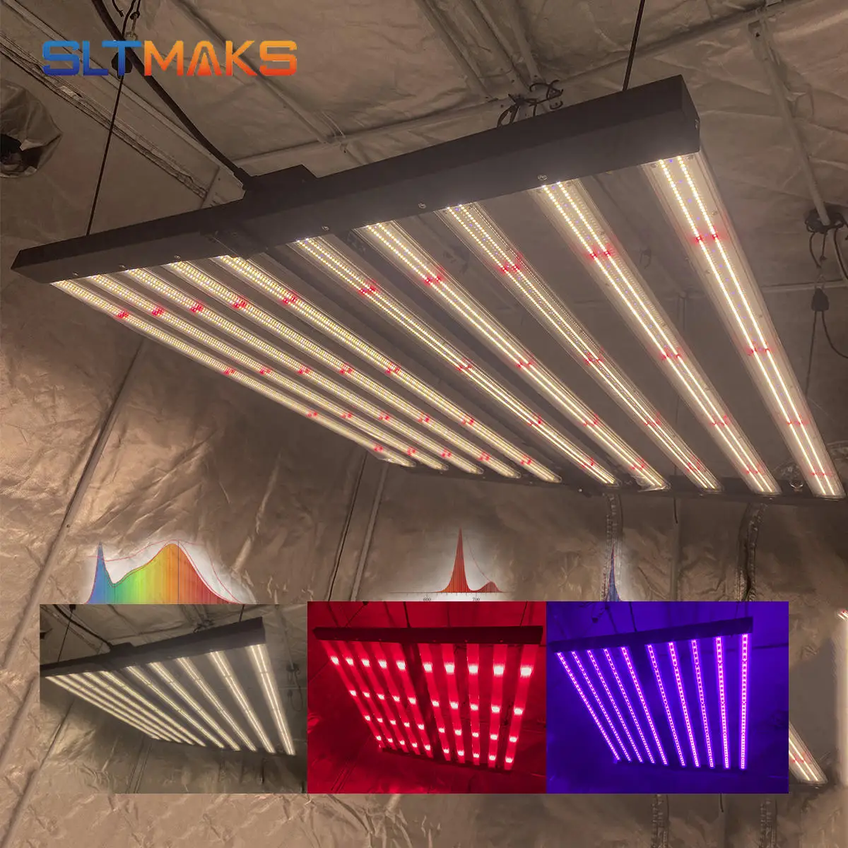 LED Grow Light Full Spectrum 800W 1000W Horticultural Spectral Customize 800W 1000W Led Grow Lights Uv Ir For Indoor Plant