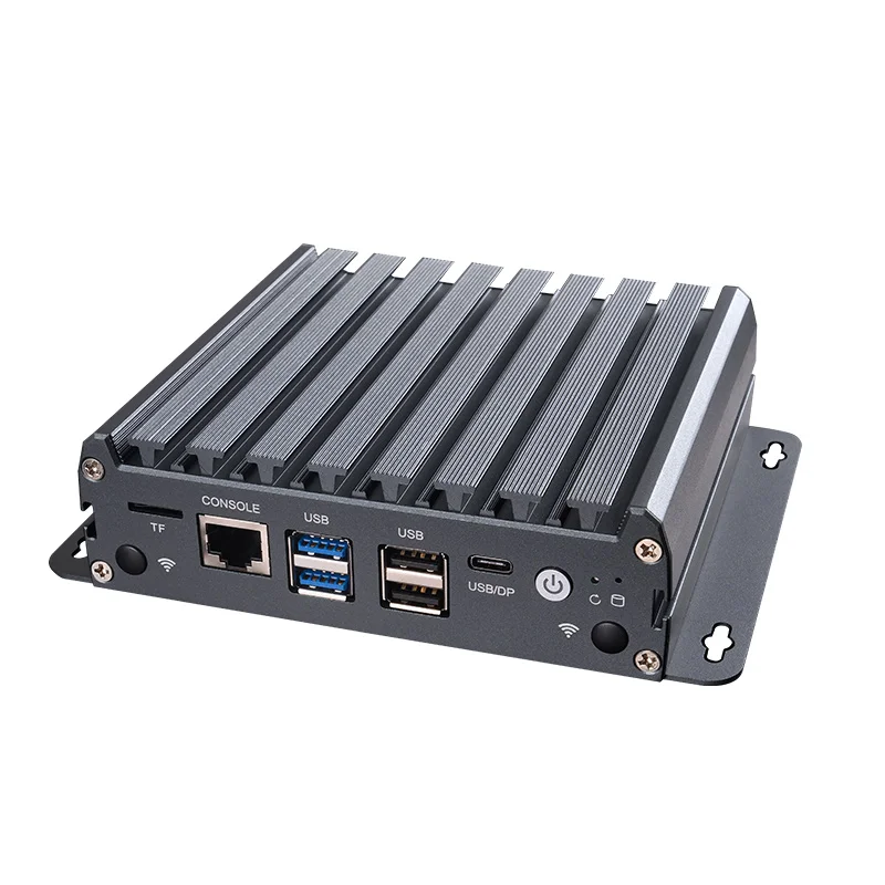 Pro-ITX computer N100 CPU mini pc 4lAN POE fanless industrial all in one computers panel pc industry mini pc