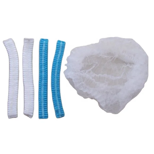 Bouffant Round Hair net disposable non woven caps/nonwoven mob cap