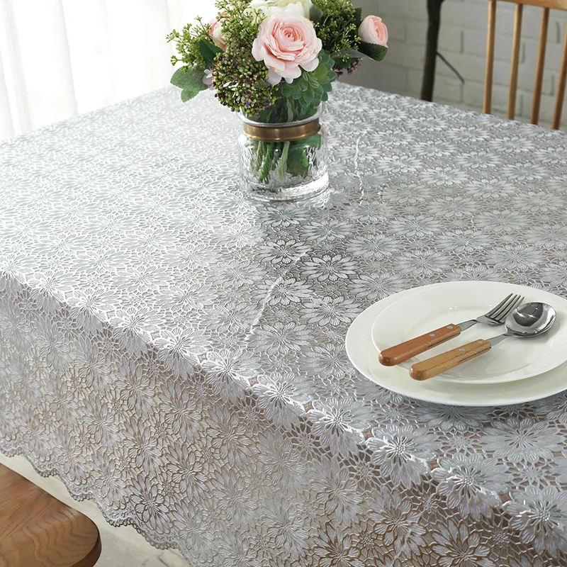 New Style Customized gold  fancy  hand crochet   tablecloths
