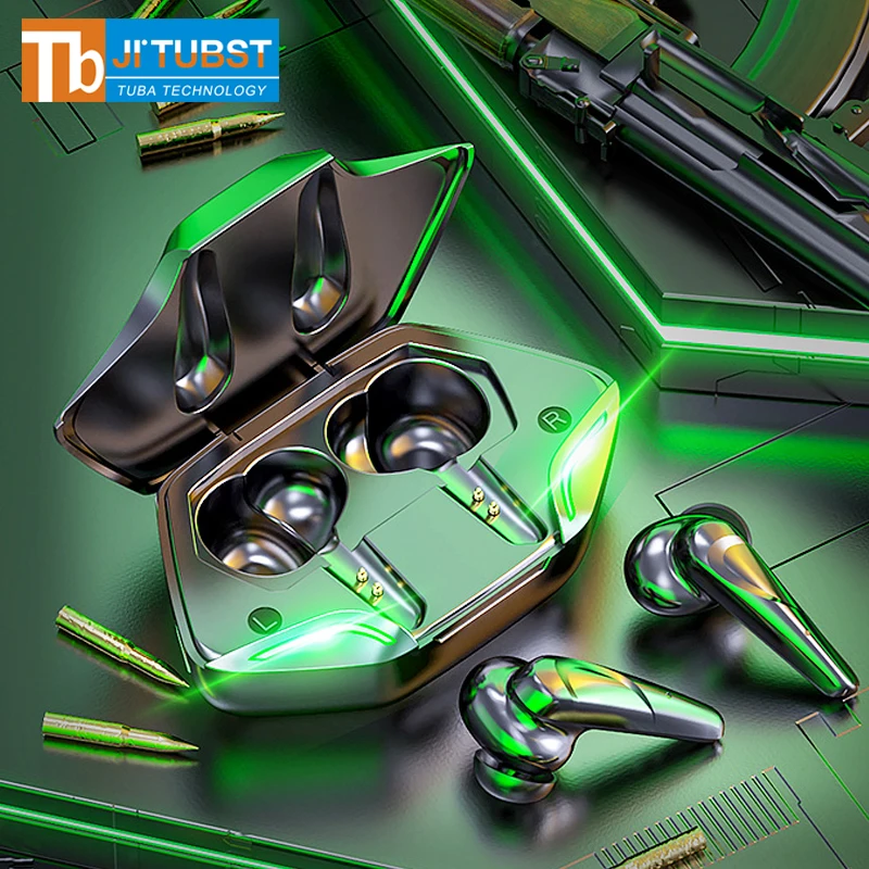 2022 New Arrival Top Quality X15pro Low Delay Gaming Headset Wireless BT Earphone Headphone Gaming TWS X15 PRO with Game Mode 4H