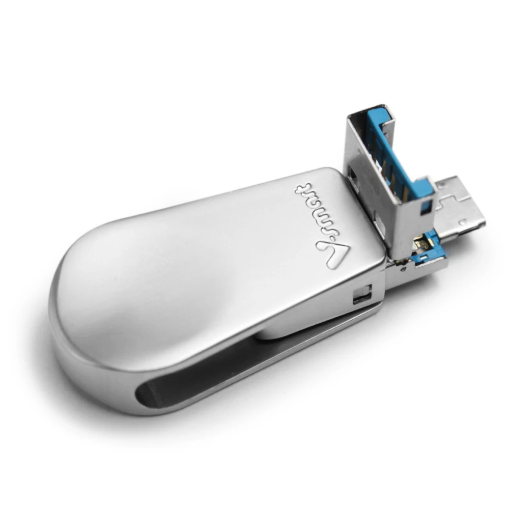 OEM металлический OTG Type C USB флэш-накопитель 16 ГБ 32 64 Гб 128