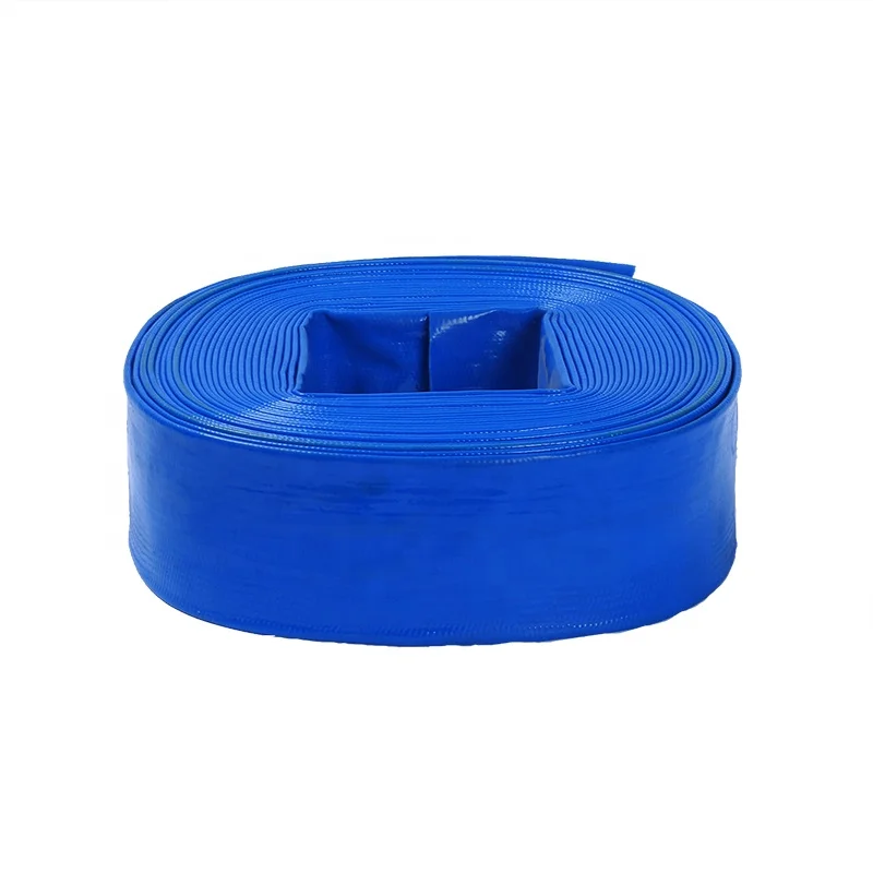 2-8 inch High Quality Large Diameter PVC Layflat Hose 1-12 Water Hose for Farm Irrigation Quality Plastic Tubes Manufacturer