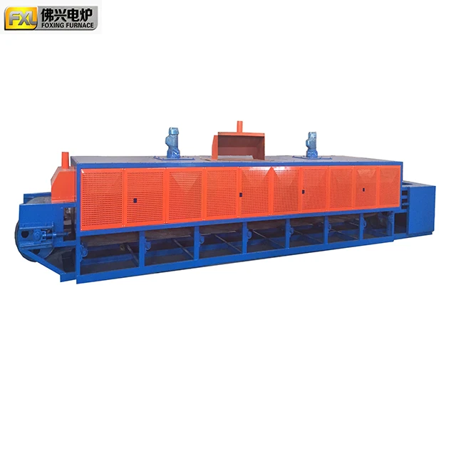 2022 new design continuous mesh belt furnace for fastener hardening carburizing heat treatment