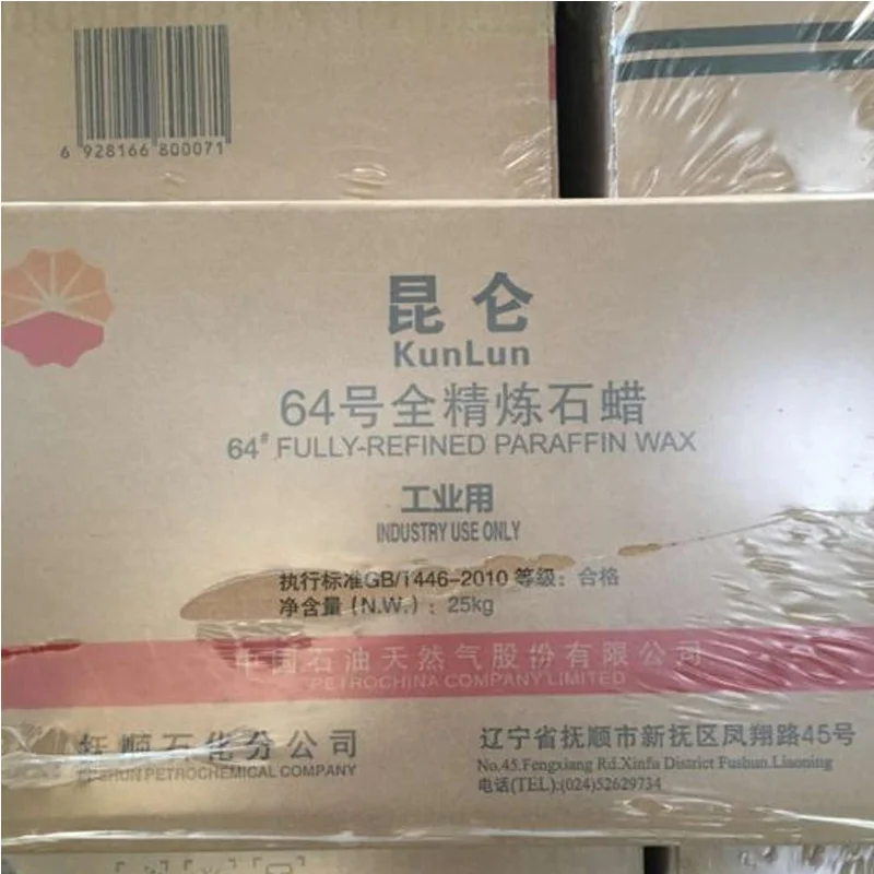 Парафиновый воск парафина 58-60 с 0.5% содержанием масла для изготовления свечей