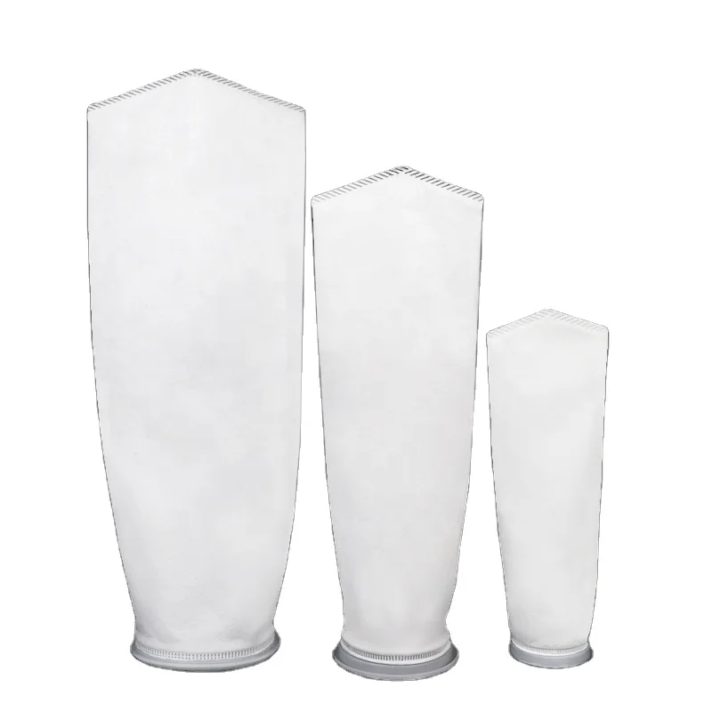 Factory Direct Sale 5# 152*56 1 50 100 200 300 micron Industrial Polypropylene/ PP Liquid Filter bag/ Filter sock