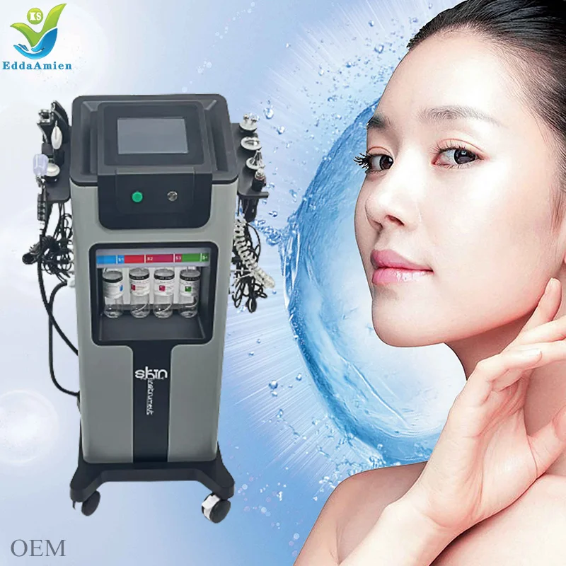 8 in 1 small bubble black pearl rf skin monitoring eye comprehensive management system hydrogen beauty instrument