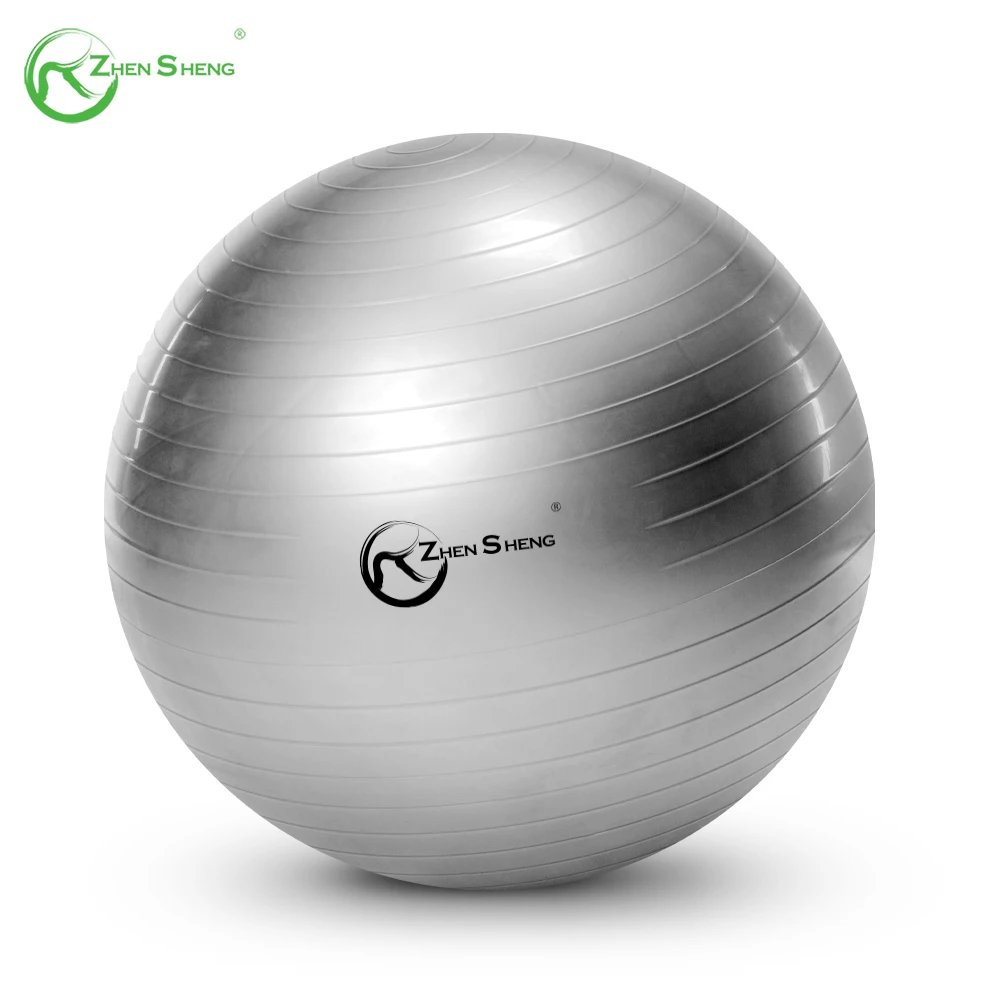 ZhenSheng supplier  custom stability exercise  balls gymnastic yoga ball PVC Pilates ball