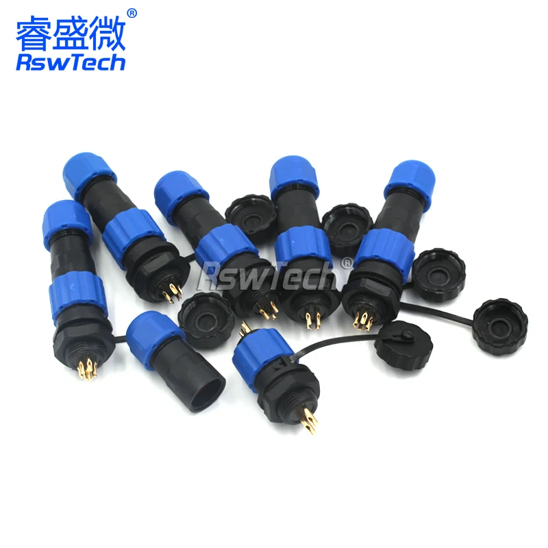 SP13-2/3/4/5/6/7/9P Quick Wire Utp Rj45 Plug Nakamichi Speaker Banana Aviation plug Connector