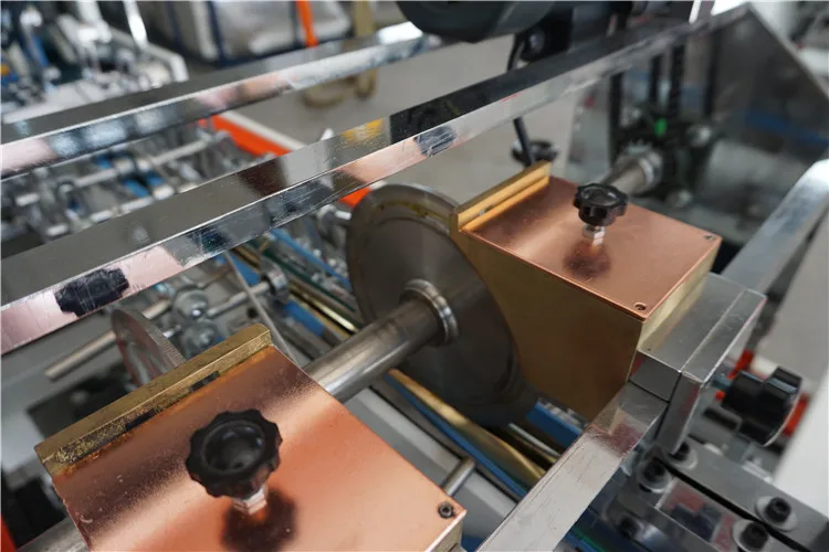 ZH-800L New model pasting corrugated candle box folder gluer automatic comb box folding machine