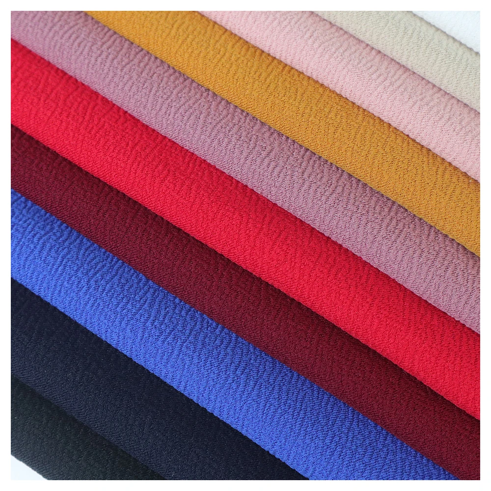 Custom color fabric textile raw material stretch liverpool bullet jersey knit fabric roll polyester spandex fabrics for clothing